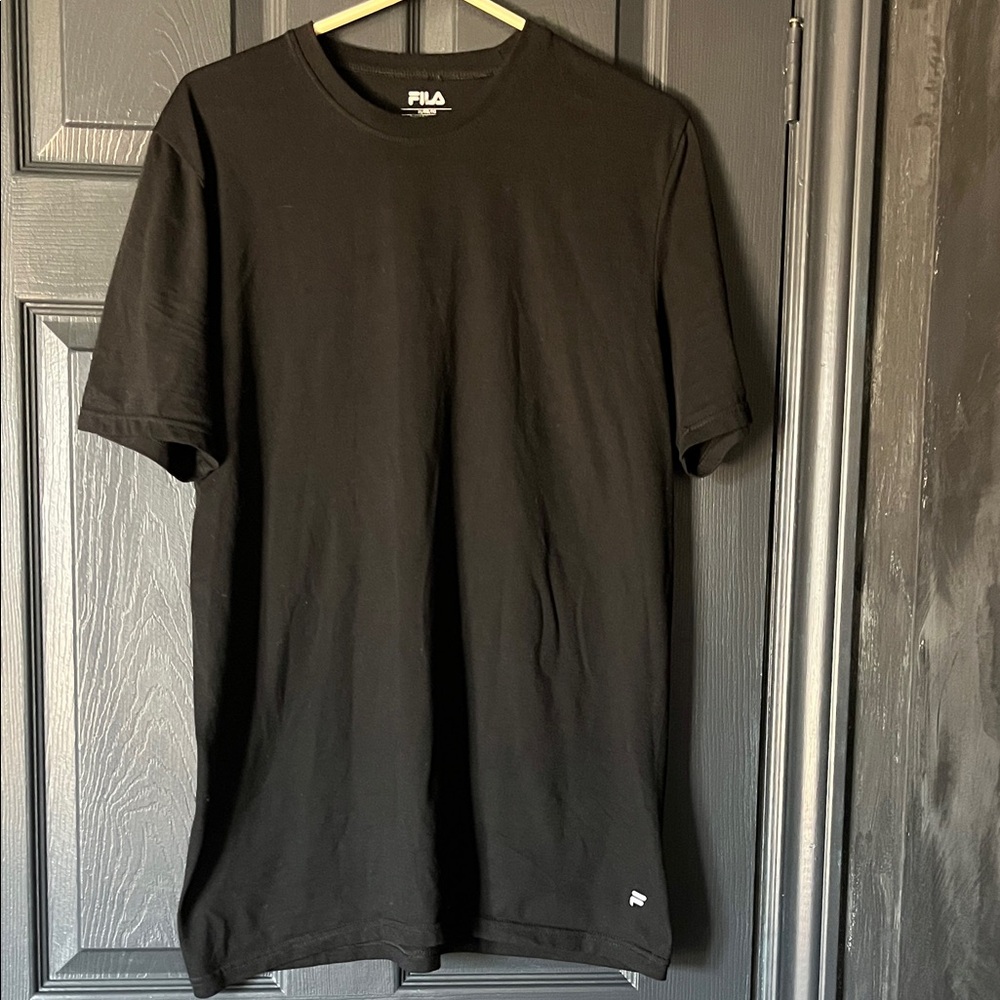 FILA Black Short Sleeve Crew Tee